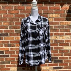 〰️Wild Fable〰️Long Sleeve Plaid top